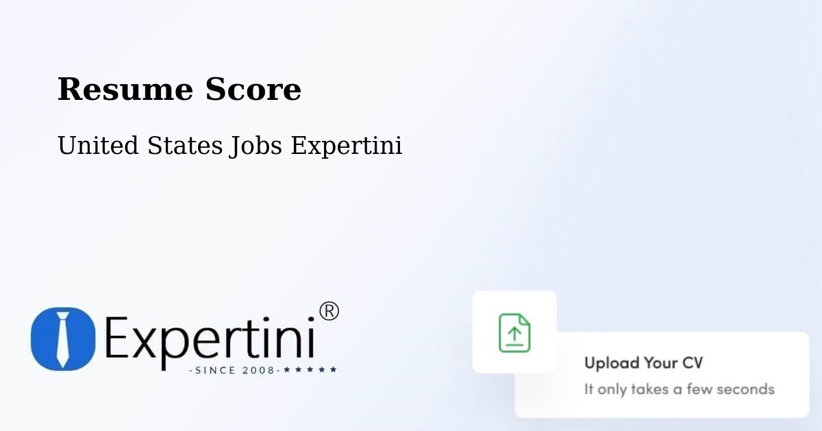 Resume Score & Job Description Match Tool – Carbon Hill - United States Jobs Expertini